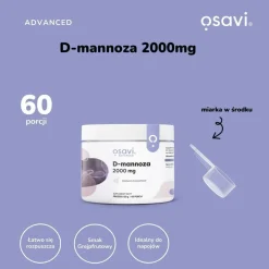 Osavi, D-mannoza 2000 mg, proszek, 120 g