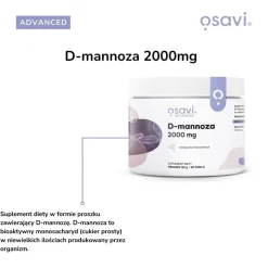 Osavi, D-mannoza 2000 mg, proszek, 120 g