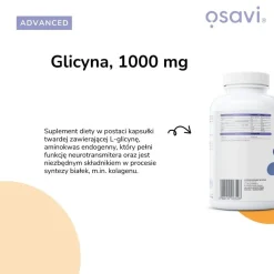 Osavi Glicyna 1000 mg, kapsułki twarde, 120 szt.