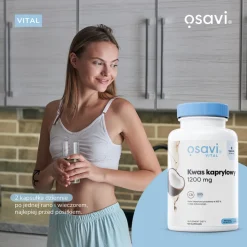 Osavi Kwas Kaprylowy 1200 mg, kapsułki, 60 szt.