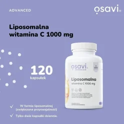 Osavi Liposomalna witamina C 1000 mg, kapsułki twarde, 120 szt.
