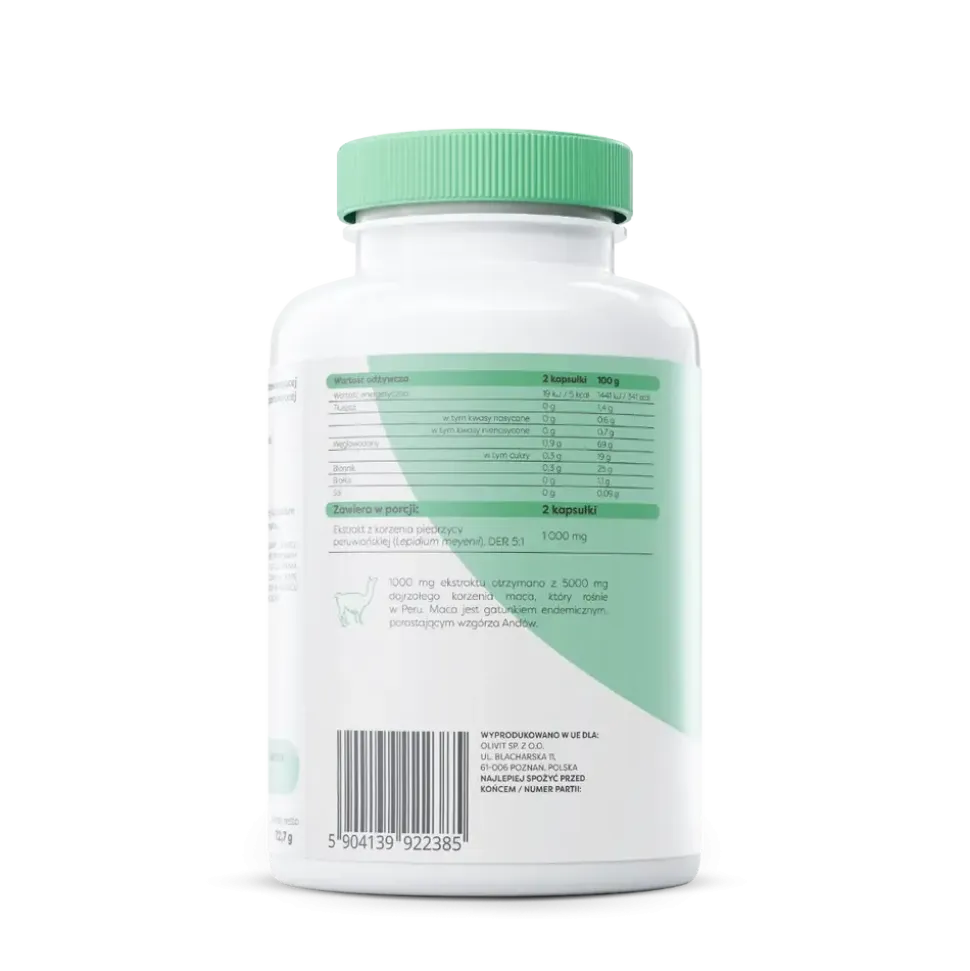 Osavi Maca 1000 mg, kapsułki, 120 szt.