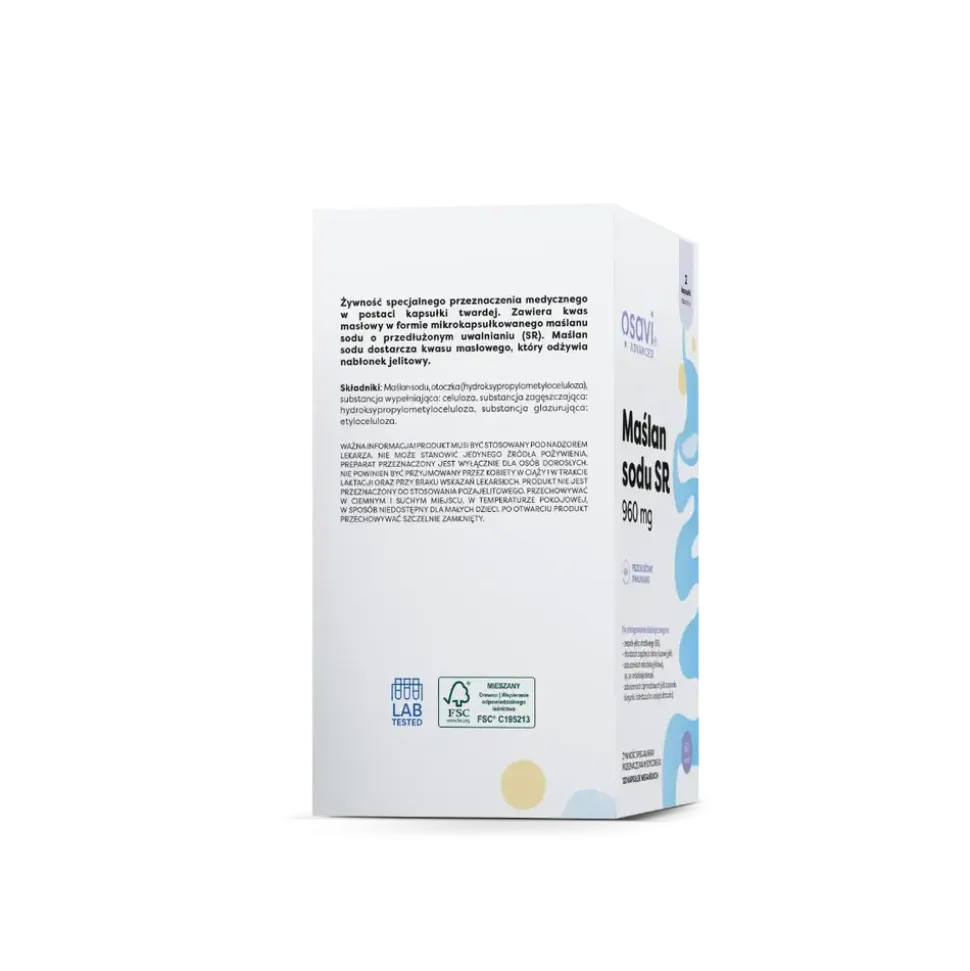 Osavi, Maślan sodu SR 960 mg, kapsułki, 60 szt.