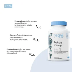 Osavi Potas 300 mg, kapsułki twarde, 90 szt.