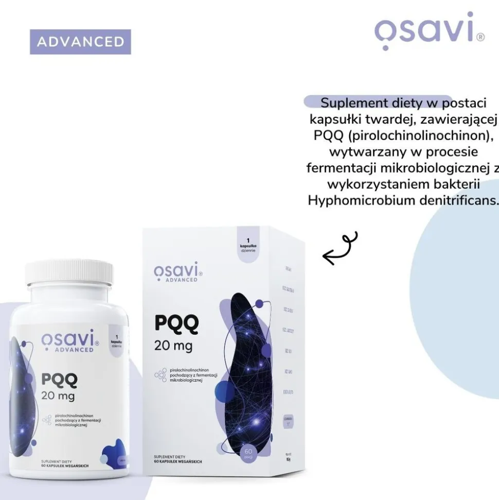 Osavi PQQ 20 mg, kapsułki, 60 szt.