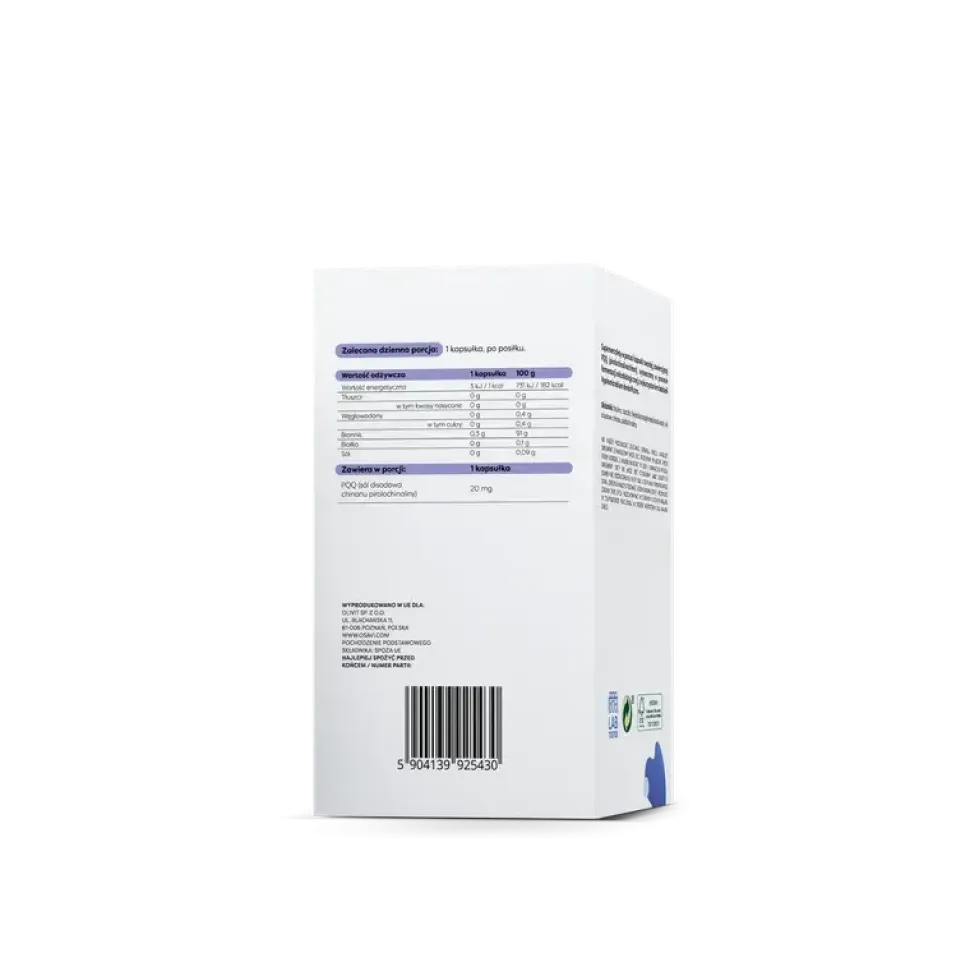 Osavi PQQ 20 mg, kapsułki, 60 szt.