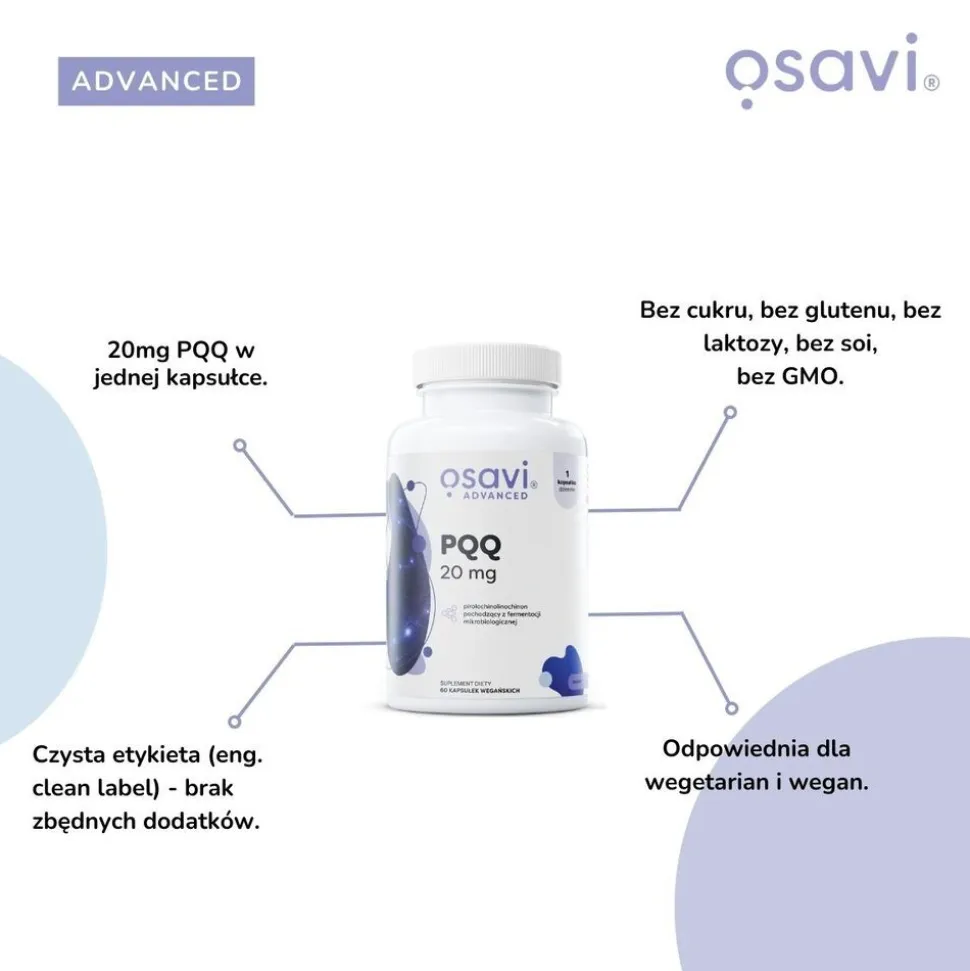 Osavi PQQ 20 mg, kapsułki, 60 szt.