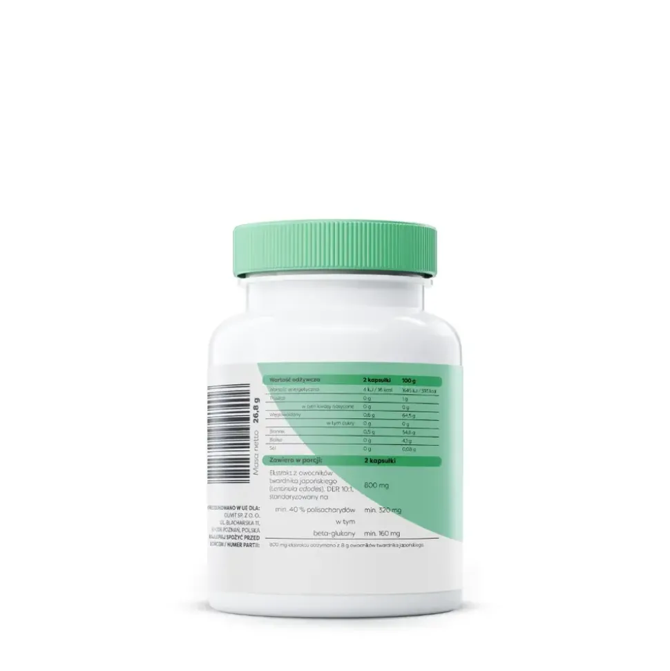Osavi Shiitake 800 mg, kapsułki, 60 szt.