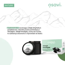 Osavi Shilajit Himalajski - żywica, proszek, 50 g