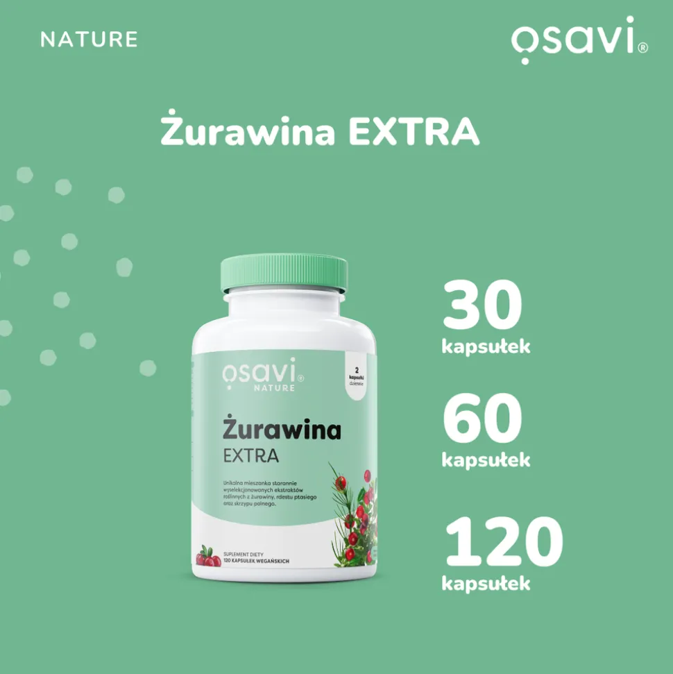 Osavi Żurawina Extra, kapsułki twarde, 60 szt.