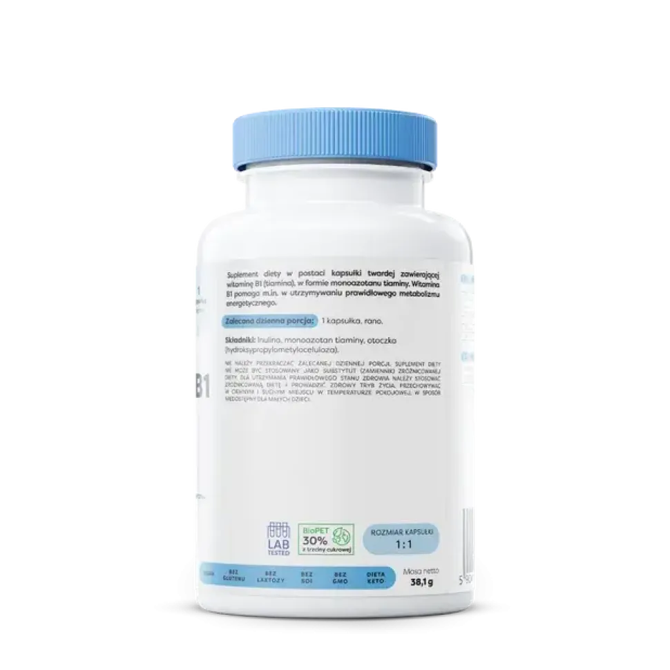 Osavi, Witamina B1 100 mg, kapsułki twarde, 120 szt.
