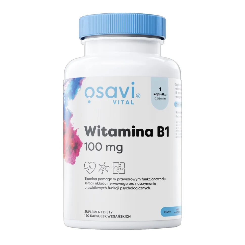 Osavi, Witamina B1 100 mg, kapsułki twarde, 120 szt.