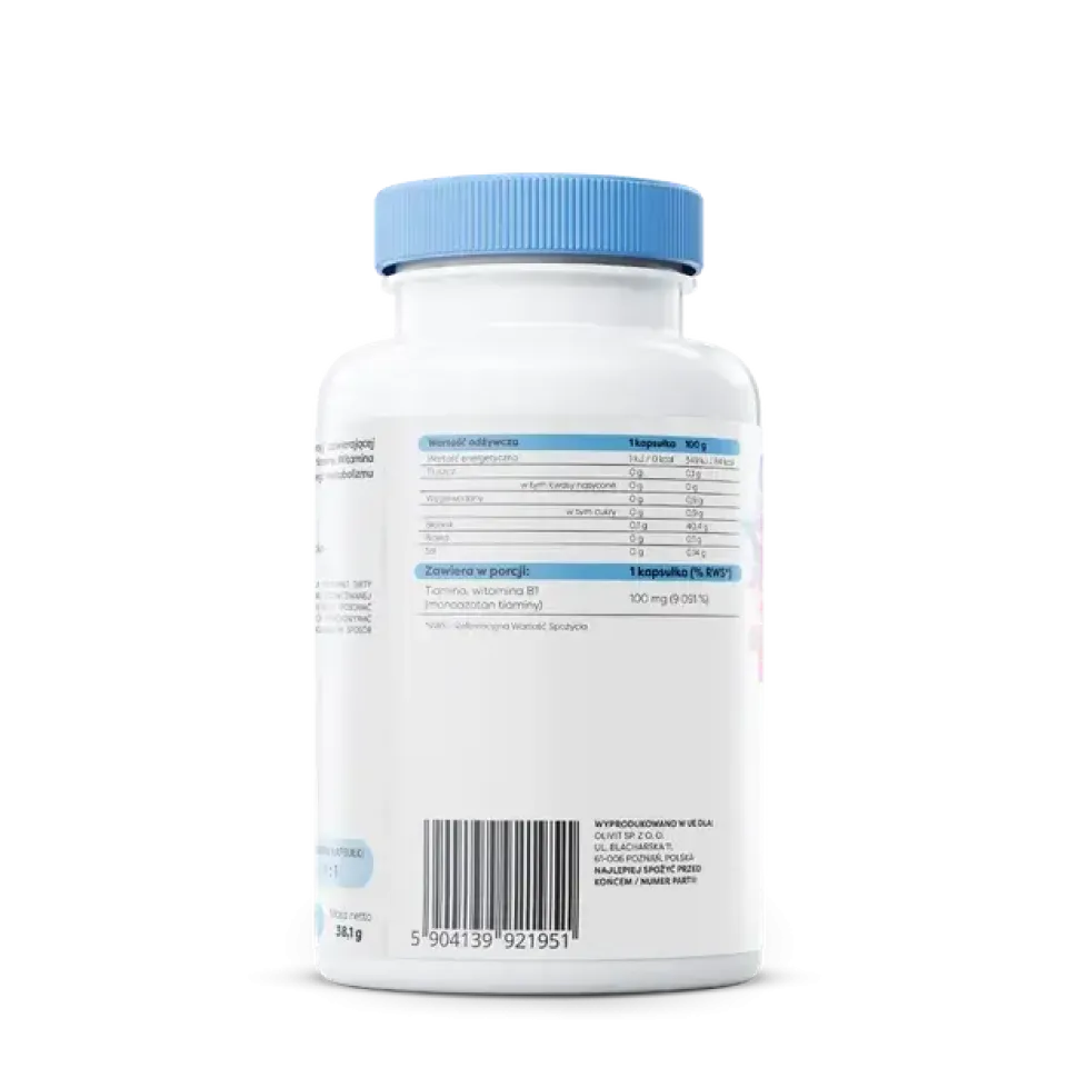 Osavi, Witamina B1 100 mg, kapsułki twarde, 120 szt.
