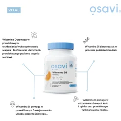 Osavi Witamina D3 4000 IU, kapsułki, 120 szt.