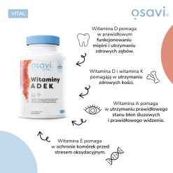 Osavi Witaminy ADEK, kapsułki miękkie, 90 szt.