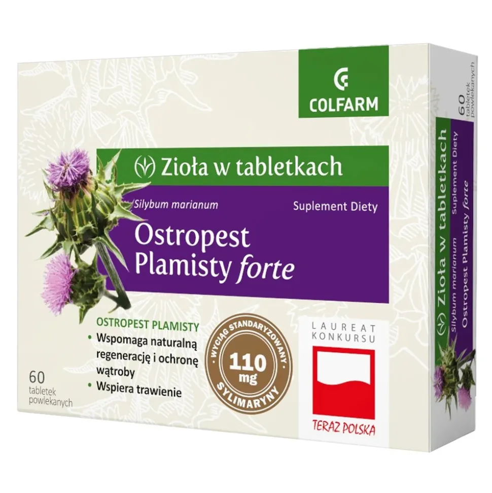 Ostropest plamisty forte, tabletki, 60 szt.
