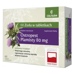 Ostropest plamisty, tabletki, 60 szt.