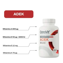 OstroVit ADEK, tabletki, 200 szt.