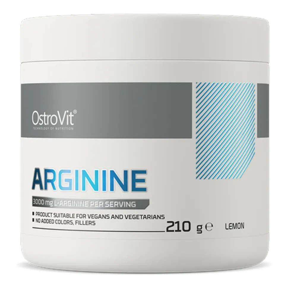 OstroVit Arginine, proszek, smak cytrynowy, 210 g
