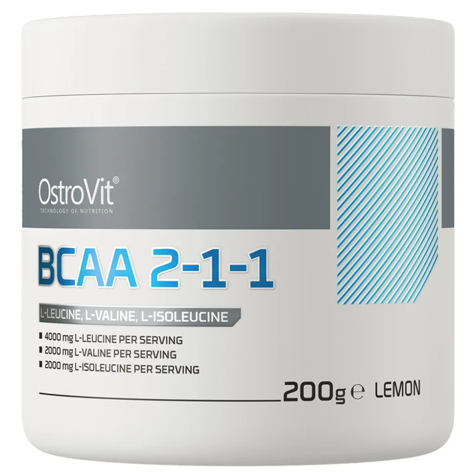 Ostrovit BCAA 2-1-1, smak cytrynowy, proszek, 200 g
