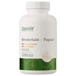 OstroVit Bromelain + Papain, kapsułki, 100 szt.