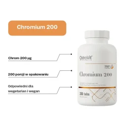 OstroVit Chromium 200, tabletki, 200 szt.