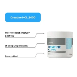OstroVit Creatine HCL 2400, kapsułki, 150 szt.