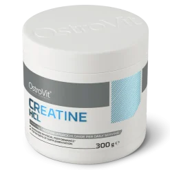 OstroVit Creatine HCL, proszek, smak czarna porzeczka z wiśnią, 300 g