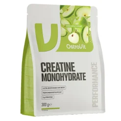 OstroVit Creatine Monohydrate, proszek, smak green apple, 300 g