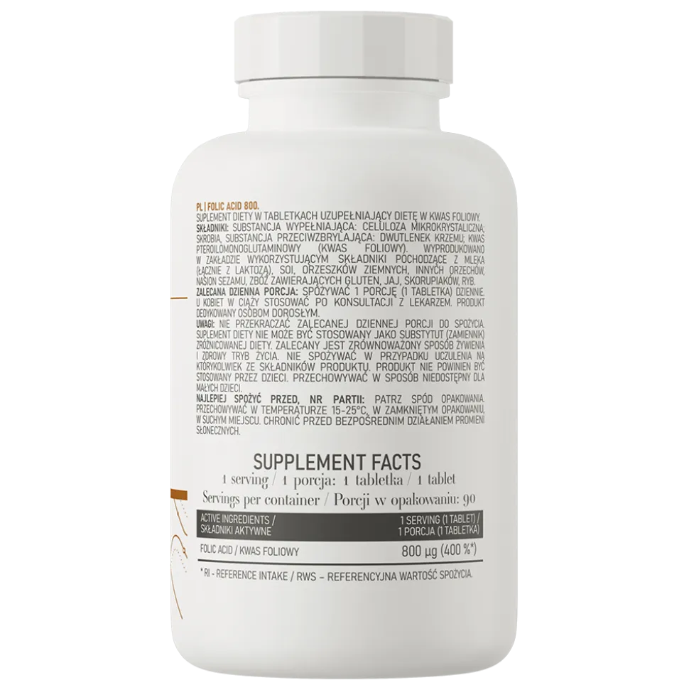 OstroVit Folic Acid, tabletki, 90 szt.
