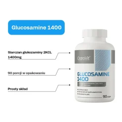 OstroVit Glucosamine 1400, kapsułki, 90 szt.
