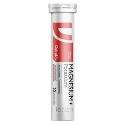OstroVit Magnesium + Potassium, tabletki musujące, smak grejpfrutowy, 20 szt.