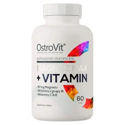 OstroVit Magnez Max + Vitamin, tabletki, 60 szt.