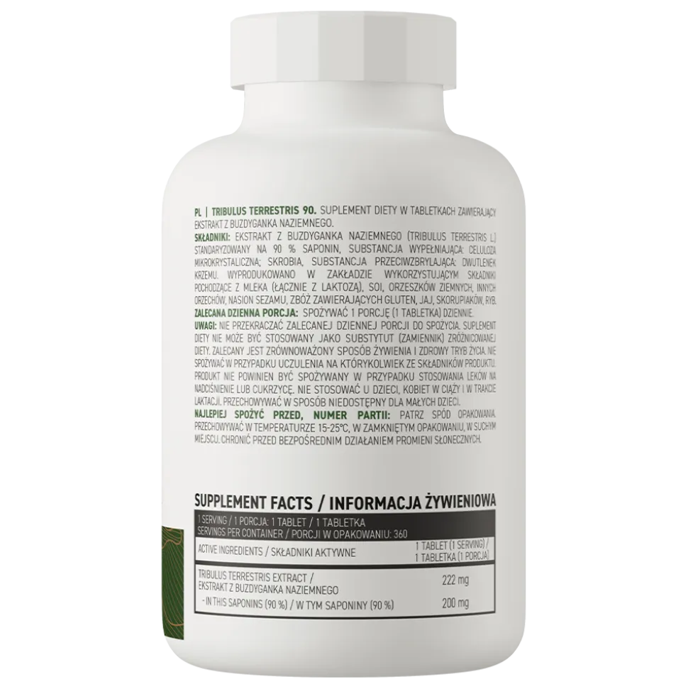 OstroVit Tribulus Terrestris 90, tabletki, 360 szt.