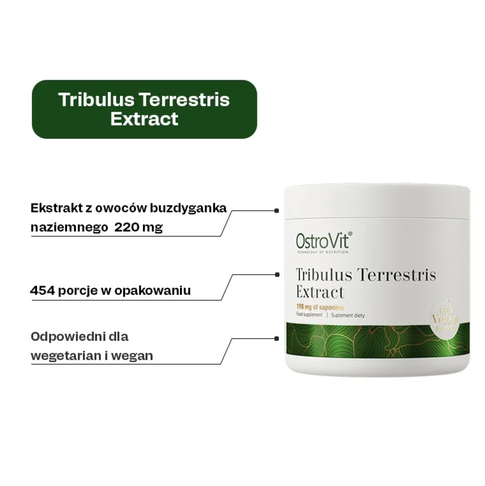OstroVit Tribulus Terrestris Extract, proszek, 100 g