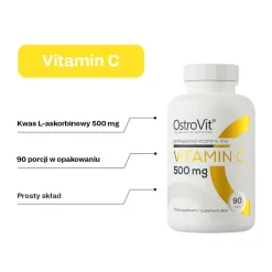 OstroVit Vitamin C 500, tabletki, 90 szt.