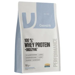 OstroVit 100% Whey Protein + Digezyme, proszek, smak naturalny, 700 g