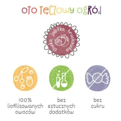 Otolandia Oto Tęczowy Ogród, śliwka, jabłko, truskawka, proszek, 40 g