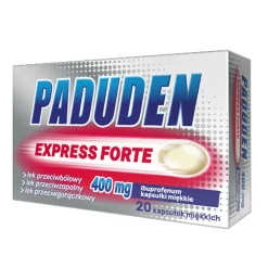 Paduden Express Forte, 400 mg, kapsułki miękkie, 20 szt.