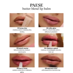 Paese Butter Blend, masełkowy balsam do ust, 06 Espresso Shot, 9 ml