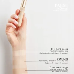 Paese Puff Cloud, korektor peptydowy, 01N Light Beige, 7 ml