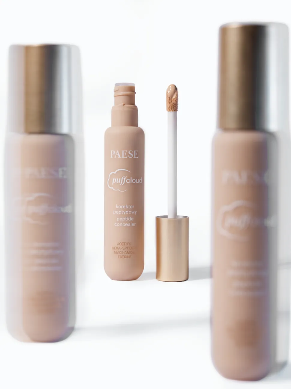 Paese Puff Cloud, korektor peptydowy, 01N Light Beige, 7 ml