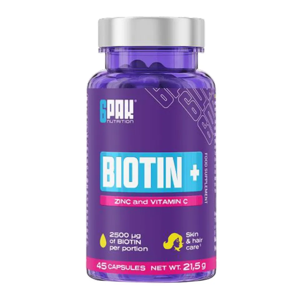 6PAK Nutrition Biotin+, kapsułki, 45 szt.