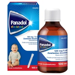 Panadol dla dzieci, (120 mg/5 ml), zawiesina doustna, 100 ml
