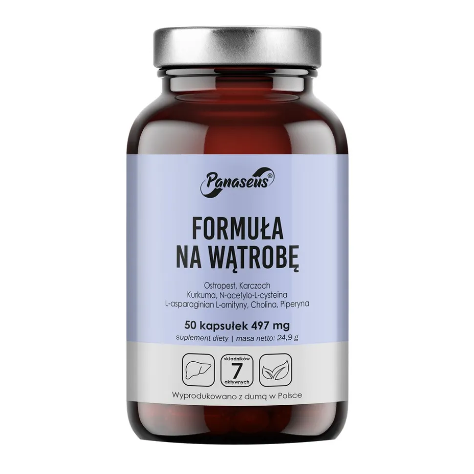 Panaseus Formuła na Wątrobę, kapsułki, 50 szt.