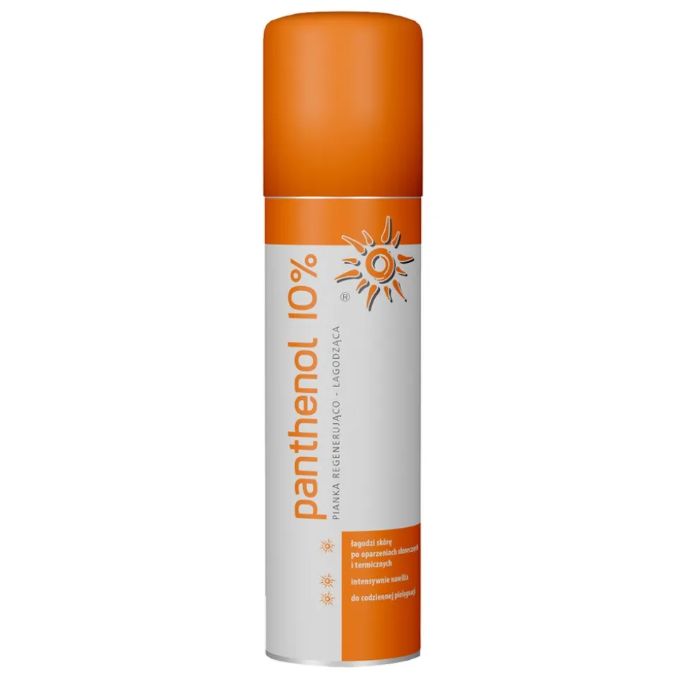Panthenol 10%, pianka regenerująco-łagodząca, 150 ml