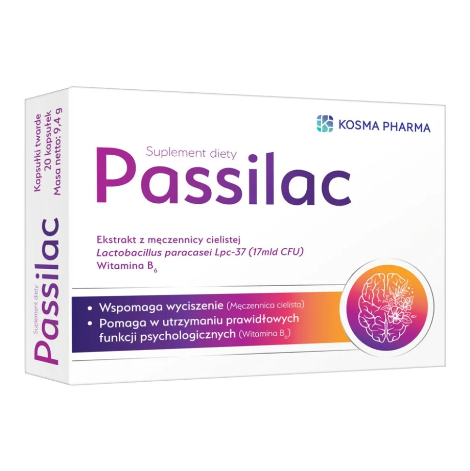 Passilac, kapsułki, 20 szt.