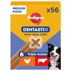 Pedigree Dentastix, przysmak dentystyczny dla psów ras średnich, 56 szt.