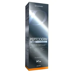 Peptoderm excellence, szampon wspomagający regulację mikroflory skóry dla psów i kotów, 200 ml