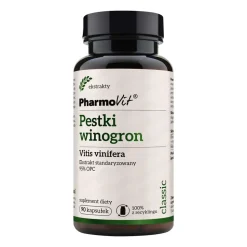 Pestki winogron, kapsułki, 90 szt.